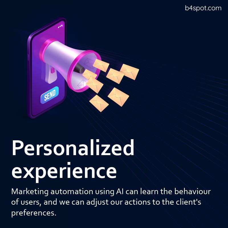Give a personalized experience - Marketing Automation