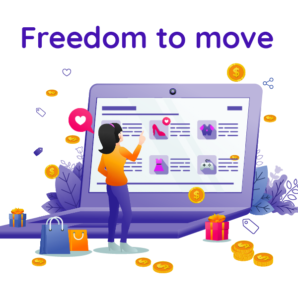 Freedom to move - Why you should sell on Marketplace